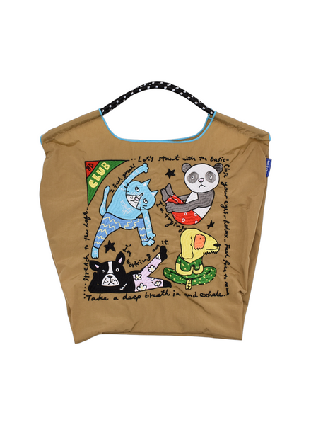 Ball&Chain コラボエコバッグ BD CLUB 【Mサイズ】BEIGE– BOBBY DAZZLER