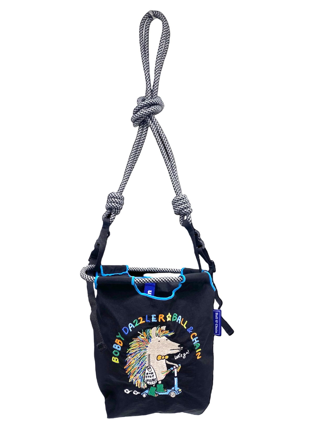 Ball&Chain コラボエコバッグ B.HEDGEHOG【Sサイズ】BLACK– BOBBY DAZZLER