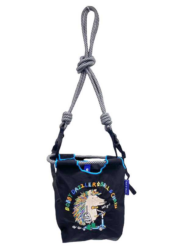 Ball&Chain コラボエコバッグ　B.HEDGEHOG【Sサイズ】BLACK